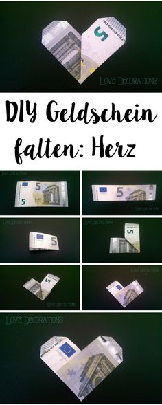 the instructions for how to make an origami money box with folded bills and envelopes