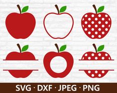 apple svg dxf file