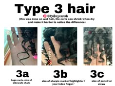 Curly Hair Chart, 3b Hair Type, Type 3 Hair, Afro Hair Types, 3c Hair Type, Hair Type Chart, 3b Curly Hair, 3c Curly Hair