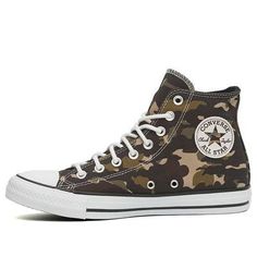 Converse Chuck Taylor All Star High 'Camo' 165915C (SNKR/Unisex/Multicolor/Camouflage) Street Takeover, Camo Converse, Camo Stuff, Monster Mouth, Converse Chucks, Dream Things, Combat Boots Men, Camo Shoes, Army Print