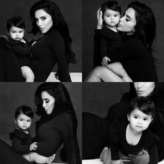 black and white photos of a woman holding a baby