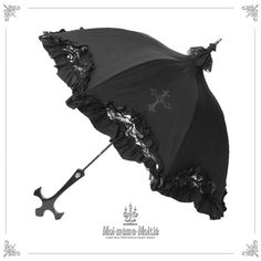 Waffle Board, Black Parasol, Vampire Fashion, Lace Umbrella, Vampire Costume, Victorian Goth, Free Card, Fantasias Halloween, Grunge Goth