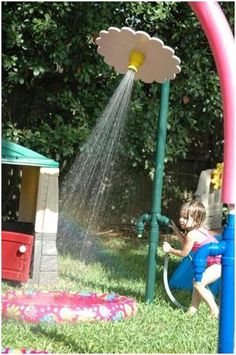 Homemade Sprinkler, Backyard Swings, Summer Fun For Kids, Fiesta Tropical, Event Horizon, Diy Water