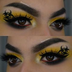 Mad Scientist Halloween, Britney Spears Toxic, Toxic Makeup, Bio Hazard, Fun Makeup, Mad Scientist, Prom Makeup, Cute Makeup, Spears