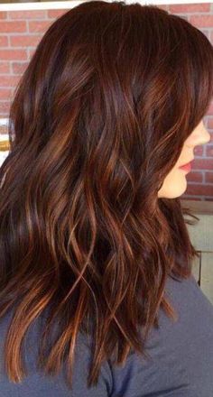 The color I've never been able to describe #entendenciaideas Debs Hair, Red Brown Hair Color, Hot Head, Rambut Brunette, Hair Color Chocolate, Red Brown Hair, Hair Aesthetic