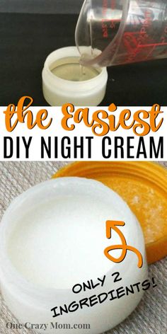 I Diy Night Moisturizer, Natural Night Cream, Coconut Oil Moisturizer Diy, Diy Face Cream With Essential Oils, Diy Face Cream For Oily Skin, Diy Night Face Cream, Homemade Face Cream For Dry Skin, Homemade Face Moisturizer For Dry Skin, Diy Face Moisturizer For Oily Skin