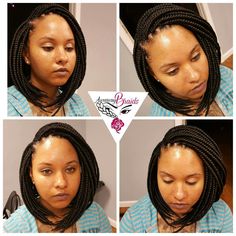 Box Braid Bob, Braid Bob, Box Braids Bob, Bob Blonde, Bob Braids Hairstyles, Crochet Styles, Blonde Box Braids, Natural Twists