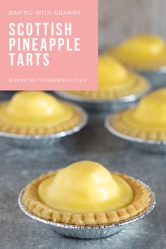 mini scottish pineapple tarts with text overlay