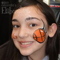 basketball Kids Face Painting Easy, Face Painting Tutorials