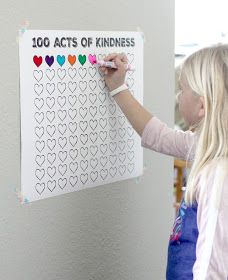 100 Acts Of Kindness, Countdown Poster, Education Positive, Acts Of Kindness, Future Classroom, School Counseling, Random Acts Of Kindness, Classroom Organization