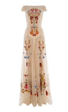 Long Toledo Dress | Designer Evening Gowns | Temperley London        jaglady Sukienki Maksi, Stil Boho, Floral Wedding Dress, Bohol, Outfits 2017, Skirt Maxi, Mode Vintage