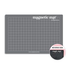 the magnetic mat is shown with an ad for magnets