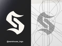 the logo for warehouse loop is shown next to an image of a black and white background