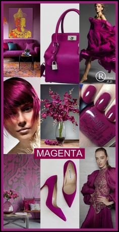 magenta is the new hot pink color for this season