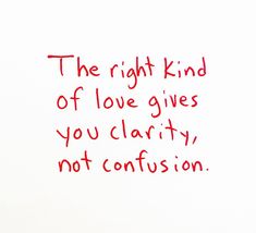 the right kind of love gives you charity, not confusion written on a whiteboard