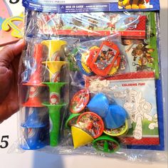 This Is Item Number 5 Of The Seven (7) Items Of Paw Patrol Souvenirs Party Pack In My Closet. This Item Contains 48 Pieces Of Party Souvenirs. They Are : 8 Paw Patrol Rulers 8 Paw Patrol Key Chains 8 Paw Patrol Stickers Sheets 8 Paw Patrol Horns 8 Paw Patrol Mini Spinning Tops 8 Paw Patrol Activity Sheets All These Contains 6 Different Toys To Fill 8 Goody Bags ................................................................................ There Are All 7 Packs Of Paw Patrol Items In My Closet. Paw Patrol Wall Decor, Blue Party Foods, Paw Patrol Backpack, Paw Patrol Stickers, Party Souvenirs, Police Costume, Paw Patrol Coloring, Spinning Tops, Paw Patrol Pups