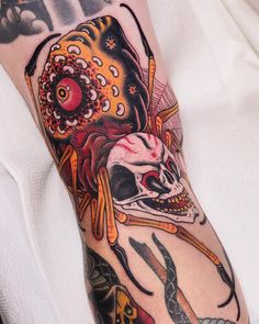 a person with a tattoo on their arm