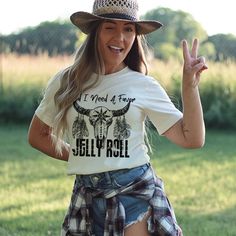 Women's God I Need A Favor Jelly Roll Short Sleeve Graphic Tee. Made On Bella Canvas Heather Dust Unisex Shirt. Can Make In Sizes Small, Medium, Large, Xl, 2x. Babe T Shirt, Horse T Shirts, Black Graphic Tees, Bella Canvas Tees, Graphic Tee Shirt, Jelly Roll