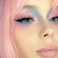 #makeup #makeupoftheday #makeuplover #makeupaddict #makeupaddict #makeupgoals #soft #softgirl #summer #summerstyle Teknik Makeup, Ethereal Makeup, Fairy Makeup