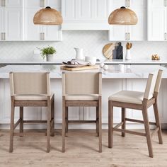 the kitchen is clean and ready to be used as a dining room or breakfast nook