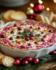 Baked Cranberry Cream Cheese Dip is a festive holiday appetizer with creamy, tangy flavors. Perfect for gatherings—try it today! Cranberry Cheese Dip, Cream Cheese Delight, Yule Food, Baked Dip, Cranberry Cream Cheese Dip, Cranberry Dip, Cream Cheese Dip, Bread Boards, Cranberry Cream Cheese