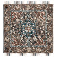 Inspired by the cozy ski lodges of Colorado, the Aspen Collection features fashionable geometric tribal patterned rugs. Cozy Ski Lodge, Casual Home Decor, Rustic Chic Decor, Safavieh Rug, Shag Carpet, Area Rug Sizes, Brown Area Rugs, Brown Rug, Hand Tufted Rugs