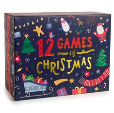 the 12 games of christmas are on display