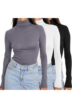 Amazon.com : Winter 2023 Outfits Fall Fashion 2023, Turtleneck Style, Ladies Turtleneck Sweaters, Turtleneck Long Sleeve, Early Fall Outfit, Womens Turtleneck, Winter Outfits For Work, Professional Dresses, Leggings Casual