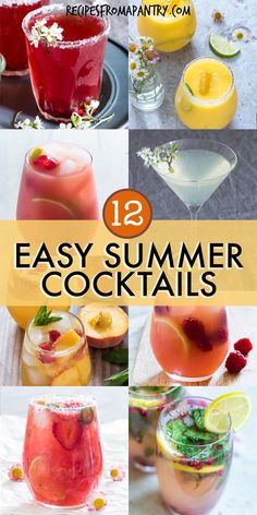 12 easy summer cocktails to make at home