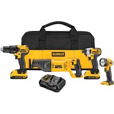 the dewwell cordless drill and driver combo