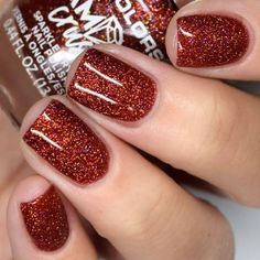 Diamond Shine Finish L.A.Colors Nail Polish Diamond Crush , Ruby Glass New Never Used Hard To Find Really Stunning Sns Nails Designs, Dark Nail Polish, Nail Shimmer, La Colors, Shine Nails, Red Nail Designs, Glass Nails, Pink Nail Polish, Dry Nails