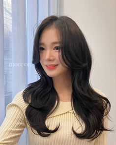 여자펌, 굵은펌 ,레이어드컷 ,s컬펌 Long Hair, Collage, Hair Styles, Hair, Pins, Quick Saves