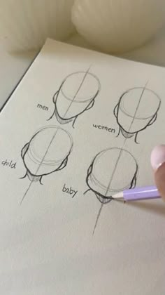 someone is drawing different types of hot air balloons