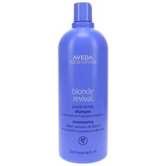 Introducing the Aveda Blonde Revival Purple Toning Shampoo, a game-changing solution for all you beautiful blondes out there! Are you tired of battling brassy and yellow tones in your hair? Say goodbye to those unwanted hues and hello to cooler, more gorgeous tones with this incredible shampoo. We've infused our formula with the power of purple tones to give your blonde hair the attention it deserves. This shampoo effectively counteracts those pesky brassy and yellow shades, allowing your true c Aveda Blonde, Toning Shampoo, Purple Tones, Yellow Tones, Hair Fibers, Shades Of Yellow, Hair Care Shampoo, Shampoo And Conditioner, Beauty Care