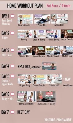 the workout plan for women is shown in pink and black, with an image of a woman