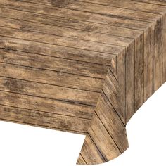 an old wooden table top with ridges on the edges and wood grained finish, isolated against a white background