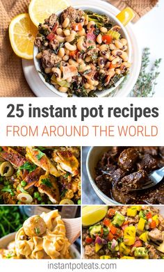 25 instant pot recipes from around the world