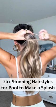 💦✨ Dive into the Top 20 Stunning Hairstyles For Pool days! Whether you’re Swimming 🏊‍♀️ or just lounging by the Water 🌊, these Hairstyles are your go-to for keeping it chic and In Style. From effortless Hair Styles that make a splash 💁‍♀️ to elegant looks that slay the Pool scene, these ideas will have you turning heads all summer long! ☀️ Get ready to rock these Hairstyles For Pool moments like a true fashionista! 😎🌴