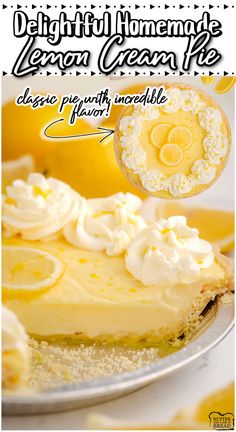 cheap lemon pie, lemon pie desserts, easy lemon pie filling