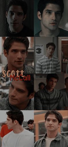 several different pictures of the same person in one picture, with words that say scott and gail