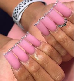 Natural Acrylic, Birthday Nail, Unghie Sfumate, Medium Nails, Plain Nails, Gel Nails Diy, Work Nails