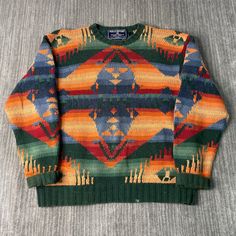 Vintage 90s Polo Ralph Lauren Polo Sport Aztec Pattern Grandpa Aesthetic Streetwear Multi Color Pullover Knit Sweater Large Mens Condition:   Heavily Worn Used Condition = Has some stains plus snags throughout the sweater due to wear and age. Measurements: Please see photos above for all measurements IF YOU BUY TWO OR MORE ITEMS USE THE CODE BUNDLE @ CHECK TO SAVE 20% WE SHIP WITHIN 24 HOURS AFTER PURCHASE! Please be aware that we do not offer free returns!! The Buyer is responsible for the cost of the return label.  Follow us on TikTok & Instagram @findsnostalgic and tag us in your finds Grandpa Aesthetic, Aesthetic Streetwear, Saint Paul Mn, Polo Sport, Aztec Pattern, Vintage Winter, Saint Paul, Knitted Pullover Sweaters, Ralph Lauren Polo