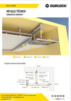 the diagram shows how to install an overhead track for garages and storage spaces, with instructions