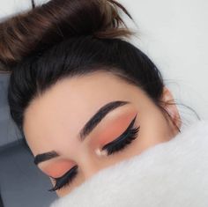 Makeup Tumblr, Makeup Sephora, Red Eyeshadow, Perfect Eyebrows, Colorful Eyeshadow, Eye Looks, Makeup Goals