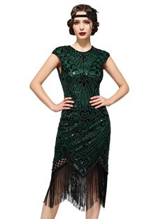 PRICES MAY VARY. Material: This great gatsby dresses for women is crafted from polyester and soft mesh fabric, embellished with fringes, beads and sequins, comfortable and fancy 1920s Great Gatsby Dresses Size: S = US 2-4, M = US 6-8, L = US 10-12, XL = US 12-14. SWEETV has provided the Body Measurements and Product Measurement Table to help you choose the code nuber that suits you,depending on your body type and dressing habits Elegant Design: The Gatsby-inspired 1920s cocktail dress features a The Great Gatsby Outfit Ideas Women, Charlston Dresses Outfit, 1920s Dresses Formal, Speakeasy Party Outfit, Flapper Dresses 1920s, Gatsby Party Outfit, Gatsby Dresses, Bow Theme, Rumba Dresses