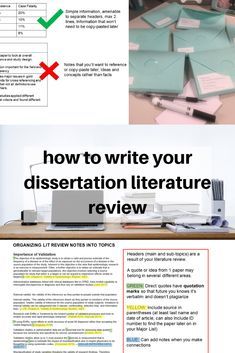 an article about how to write your dissection literature review in english and spanish