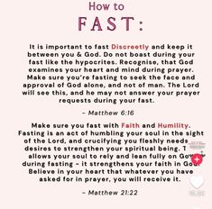 a pink background with the words how to fast