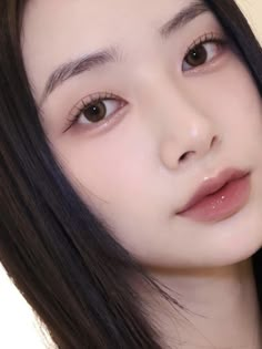 Korean Soft Makeup, Bambi Makeup, Makeup Ala Korea, Rosy Makeup, Makeup Asia, Korean Makeup Look, Light Makeup Looks, Soft Makeup Looks, Nude Nail Designs