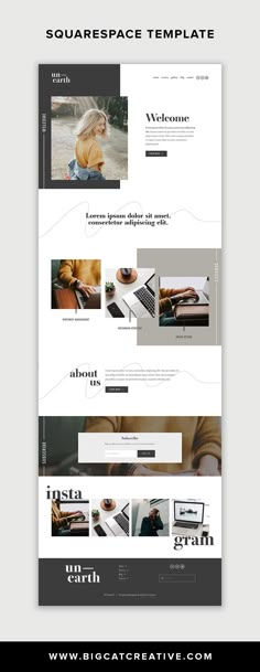 a black and white Squarespace website template Web Design Trends Website, Login Web, Banner Web Design, Design Portfolio Layout, Layout Portfolio, Latest Web Design Trends, Website Layout Inspiration, Design Sites, Website Design Trends