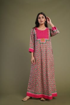 Nighty Design, Cotton Dress Fabric, Pista Green, Stitching Dresses, Long Kurti Designs